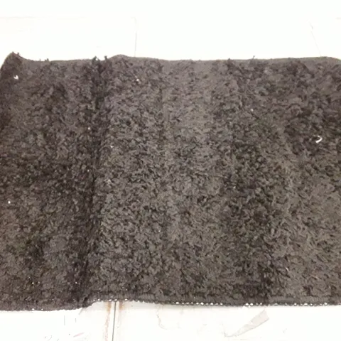 BRAND NEW PACO HOME SYDNEY BLACK RUG 40 X 55CM