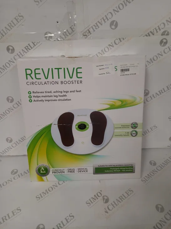 BOXED REVITIVE CIRCULATION BOOSTER 