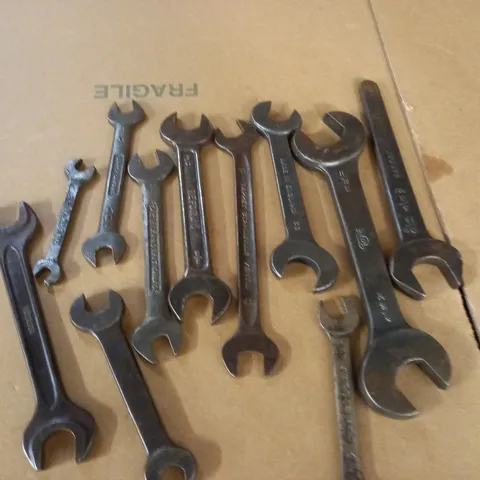 LOT OF 11 ASSORTED SPANNERS