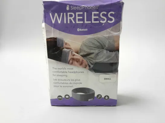 BOXED SLEEPPHONES WIRELESS HEADPHONES (NAVY) - SIZE SMALL