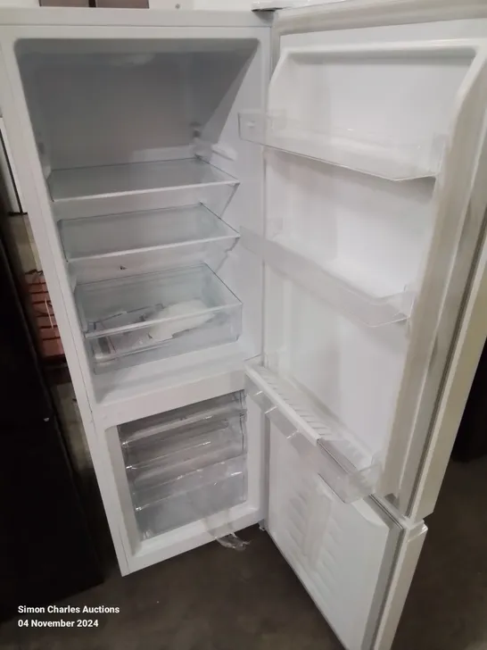 FRIDGEMASTER 50cm FREESTANDING 60/40 FRIDGE FREEZER IN WHITE MC50175A - UNPROCESSED RAW RETURN