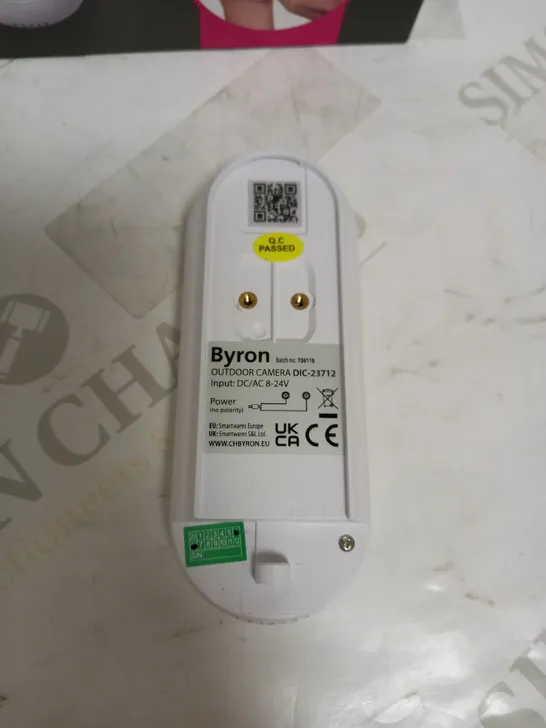 BYRON WIRED WI-FI VIDEO DOOR BELL