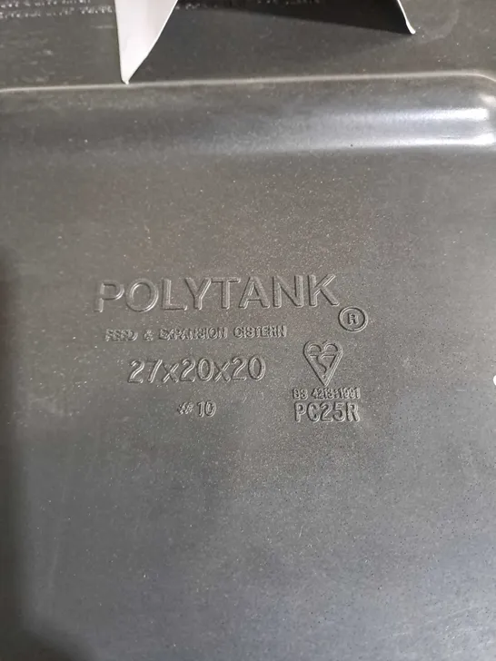 POLYTANK FEED & EXPANSION CISTERN IN BLACK - COLLECTION ONLY