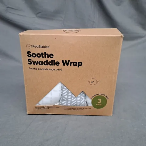 KEABABIES SOOTHE SWADDLE WRAP - X3