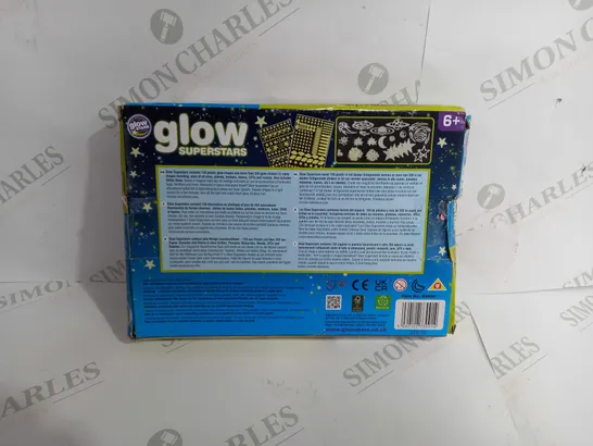 BOXED GLOW SUPERSTARS FOR KIDS BEDROOM RRP £14