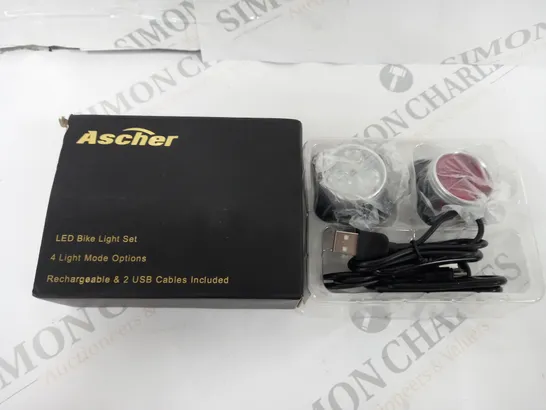 ASCHER LED BIKE LIGHT