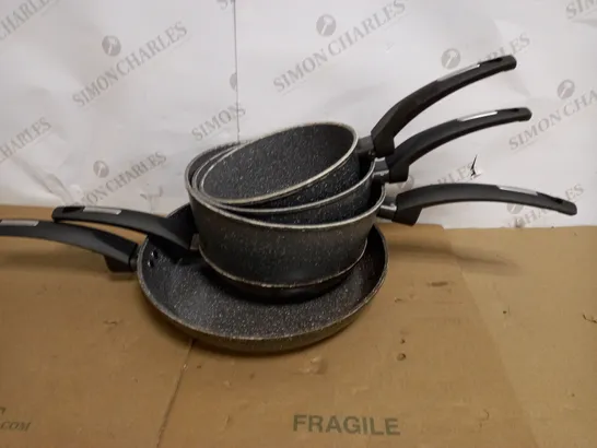 TOWER FRYING PAN AND SAUCEPAN SET