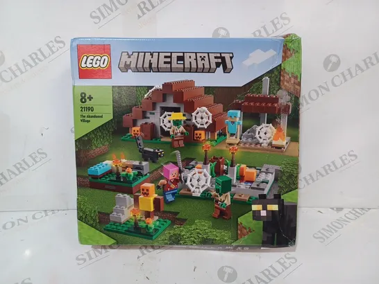 BOXED LEGO MINECRAFT 21190 THE ABANDONED VILLAGE