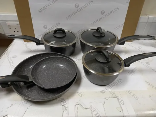 TOWER FRYING PAN AND SAUCEPAN SET