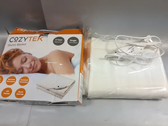 COZYTEK ELECTRIC BLANKET SINGLE 