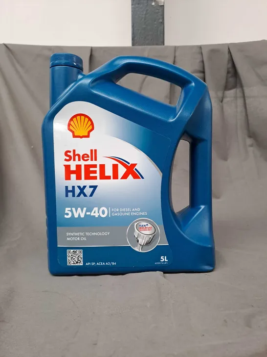 SHELL HELIX HX7 5W-40 5L /COLLECTION ONLY 