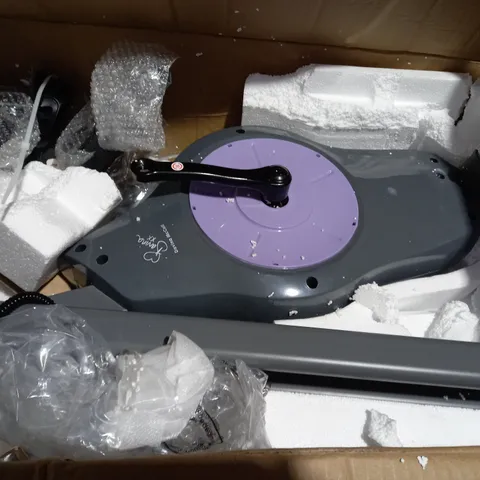 DAVINA FITNESS FOLDING MAGNETIC EXERCISE BIKE - PURPLE - COLLECTION ONLY