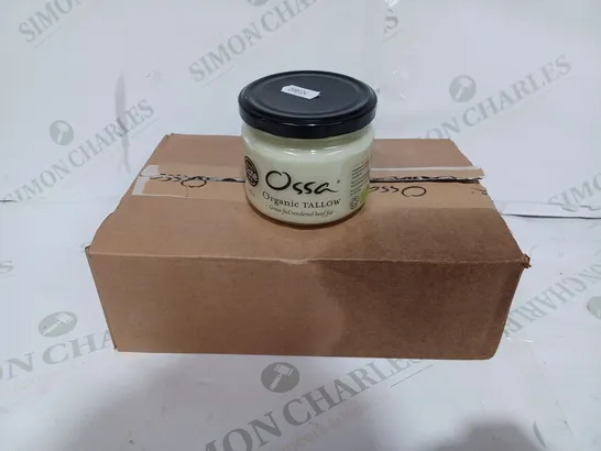 BOX TO CONTAIN 6 X 265G POTS OF OSSA ORGANIC TALLOW GRASS FED RENDERED BEEF FAT - COLLECTION ONLY