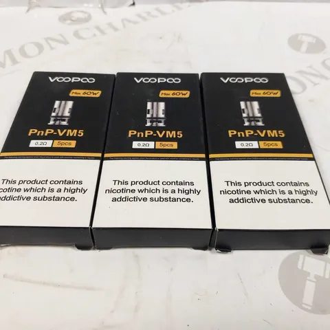 APPROXIMATELY 19 BOXED VOOPOO PNP VM5 COILS