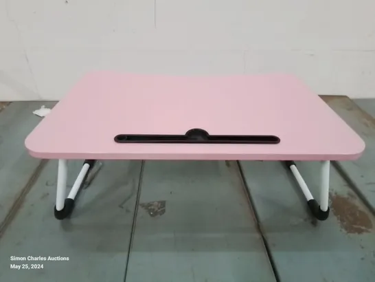 SMALL PINK LAPTOP  DESK 