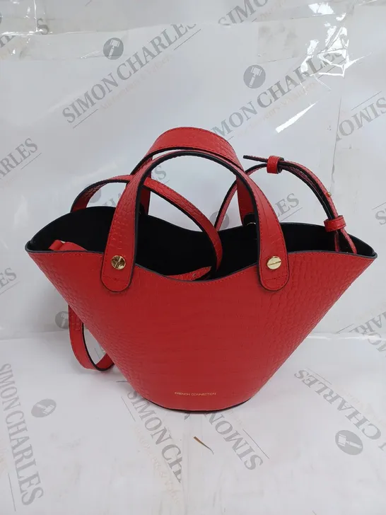 FRENCH CONNECTION RED TOTE BAG 