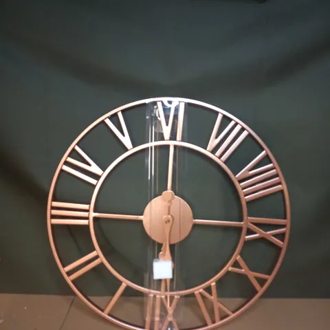 ROSE GOLD WALL CLOCK