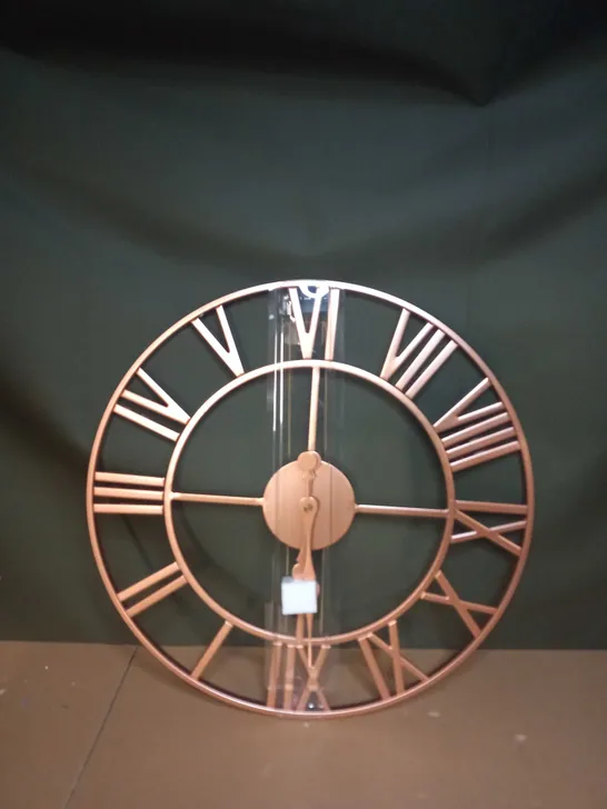 ROSE GOLD WALL CLOCK