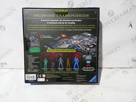 ALIEN FATE OF THE NOSTROMO BOARD GAME