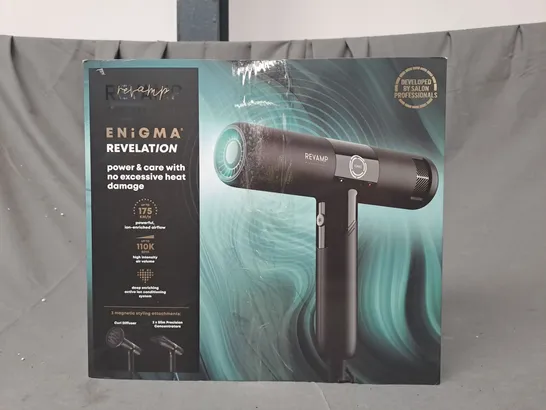 BOXED REVAMP ENIGMA REVELATION HAIR DRYER RRP £149.99