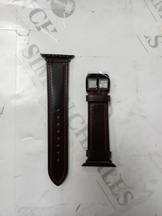 SMART WATCH STRAP - BROWN LEATHER 