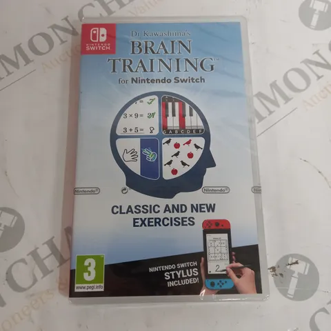 BOXED CELLOPHANE-WRAPPED BRAIN TRAINING FOR NINTENDO SWITCH