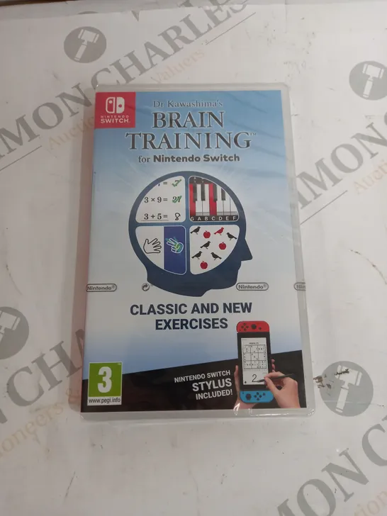 BOXED CELLOPHANE-WRAPPED BRAIN TRAINING FOR NINTENDO SWITCH