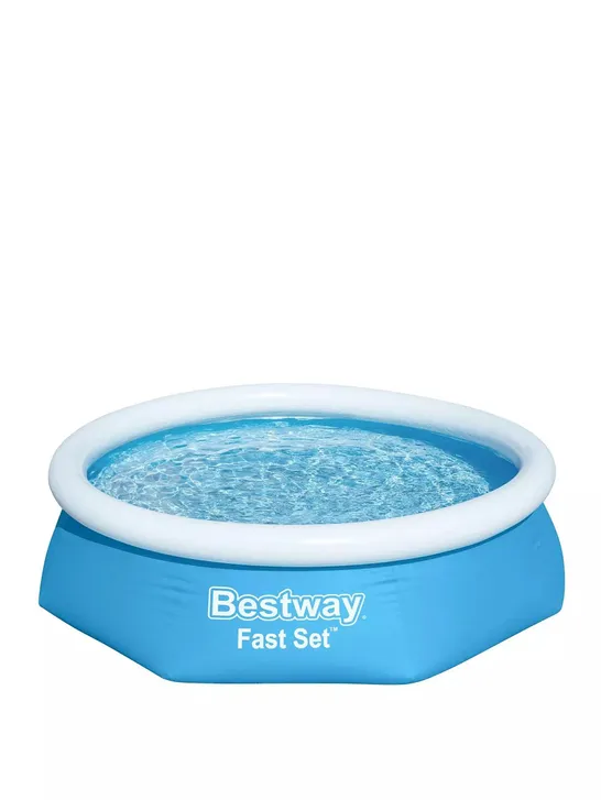 BESTWAY 8FT FAST SET POOL  RRP £44.99