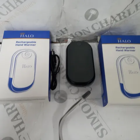 LOT OF 2 HALO RECHARGEABLE HAND WARMER 