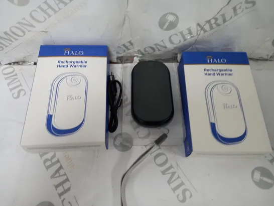 LOT OF 2 HALO RECHARGEABLE HAND WARMER 