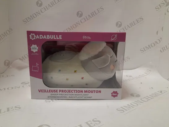 BRAND NEW BOXED BADABULLE LULU THE LAMB MUSICAL PROJECTION NIGHT LIGHT-SENSORY BABY LIGHT