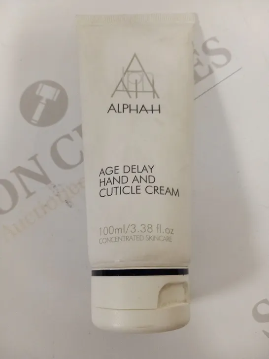 5 ALPHAH AGE DELAY HAND AND CUTICLE CREAM 1OOML EACH