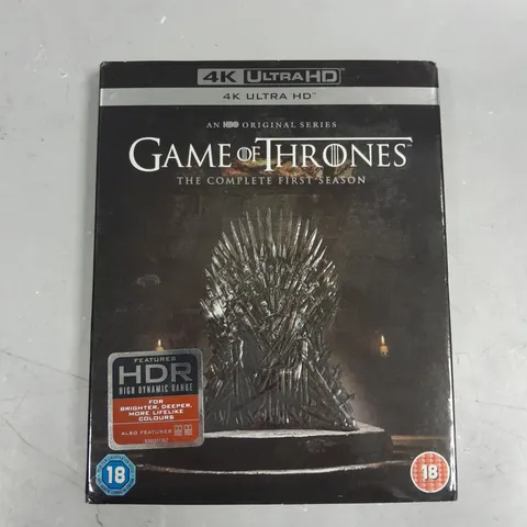 GAME OF THRONES THE COMPLETE FIRST SEASON ULTRA HD BLU-RAY 