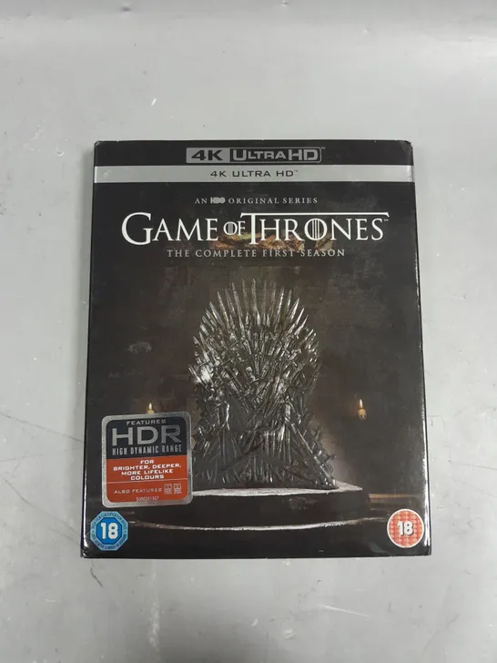 GAME OF THRONES THE COMPLETE FIRST SEASON ULTRA HD BLU-RAY 