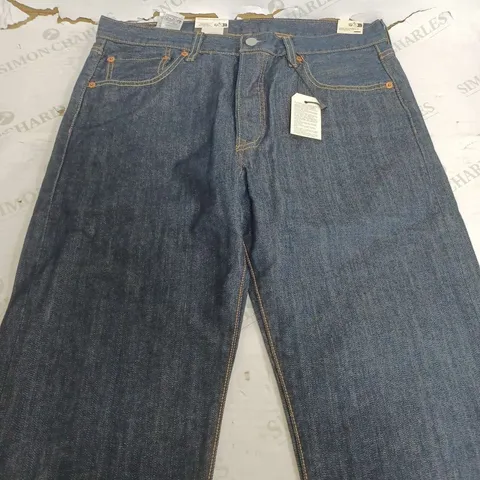 LEVI'S 501 ORIGINAL DARK DENIM JEANS - W33 L34