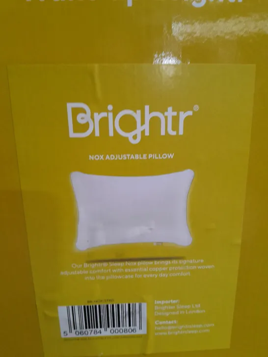 BRIGHTR MEMORY FOAM NOX ADJUSTABLE PILLOW