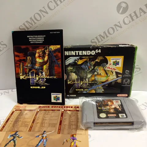 BOXED KILLER INSTINCT GOLD FOR NINTENDO 64