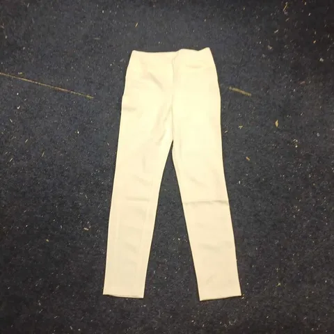 MR MAX FASHIONS WHITE WOMENS SPORTY PANTS - XS