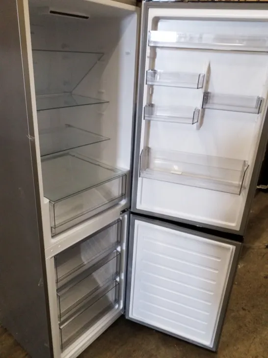 HOOVER FREESTANDING FRIDGE FREEZER SILVER - UNPROCESSED RAW RETURN