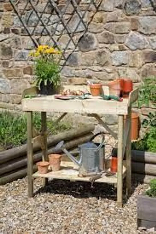 ZEST LEISURE WOODEN POTTING TABLE