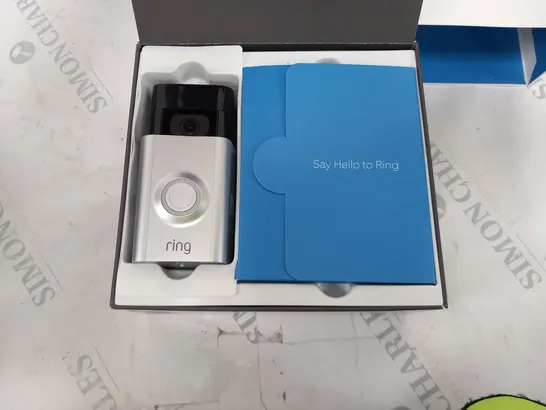 BOXED RING VIDEO DOORBELL 2 WIRE FREE VIDEO DOORBELL