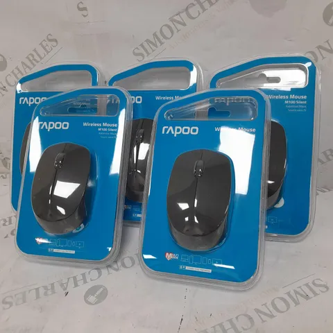 BOX OF 70 X BRAND NEW RAPOO M100 MOUSE