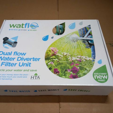 BOXED WATERFLO DUAL FLOW WATER DIVERTER AND FILTER UNIT