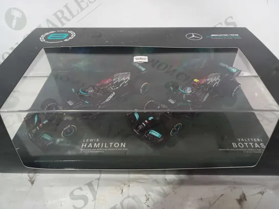 FORMULA ONE MERCEDES-AMG PATRONAS TEAM 1:43 SCALE METAL MODEL SET - 8 TIME CONSTRUCTOR CHAMPIONS