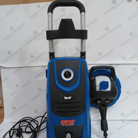 WOLF SUPER BLASTER PRESSURE WASHER BLUE - COLLECTION ONLY