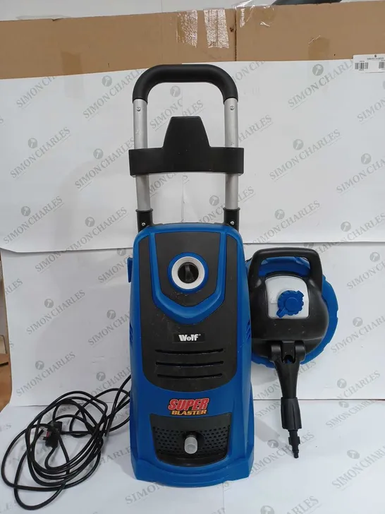 WOLF SUPER BLASTER PRESSURE WASHER BLUE - COLLECTION ONLY