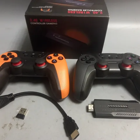 BOXED 2.4G WIRELESS CONTROLLER GAMEPAD PAIR