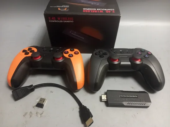 BOXED 2.4G WIRELESS CONTROLLER GAMEPAD PAIR