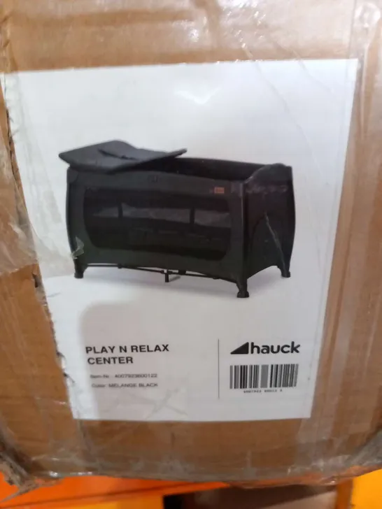 HAUCK PLAY N RELAX CENTRE - MELANGE BLANC BLACK