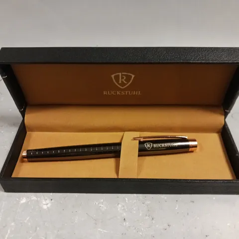 RUCKSTUHL STAINLESS STEEL LUXURY PEN IN GIFT BOX